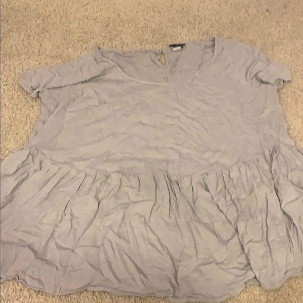 Gray blouse